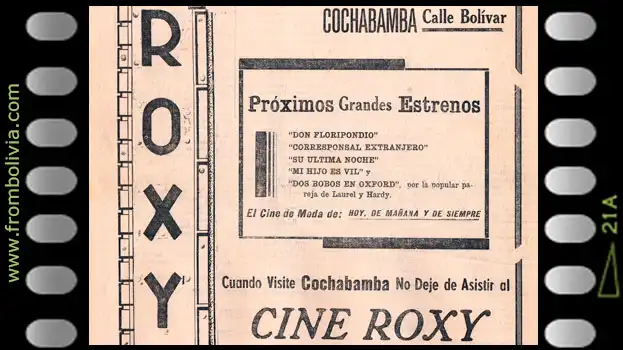
El cine Roxy en Cochabamba anuncia sus grandes Estrenos
