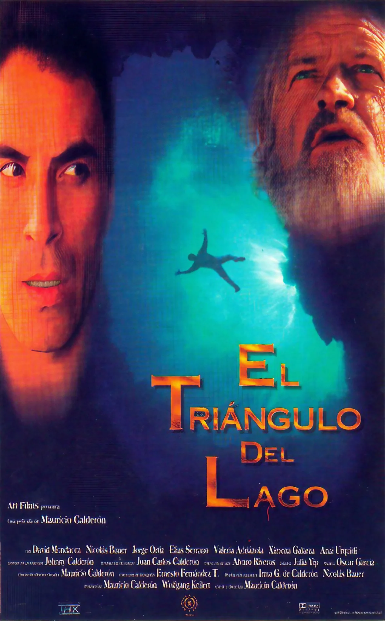Poster del filme, El triángulo del lago