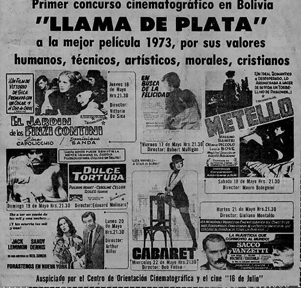 Primer Festival de Cine Llama de Plata