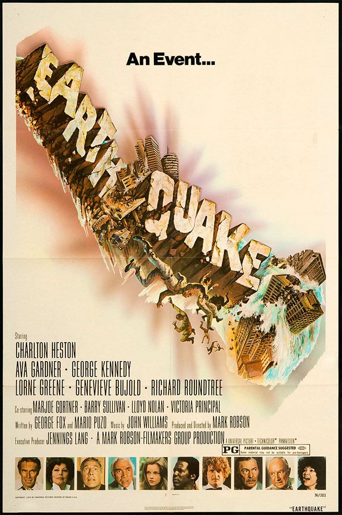 Anuncio del estreno de Terremoto Octubre 1975