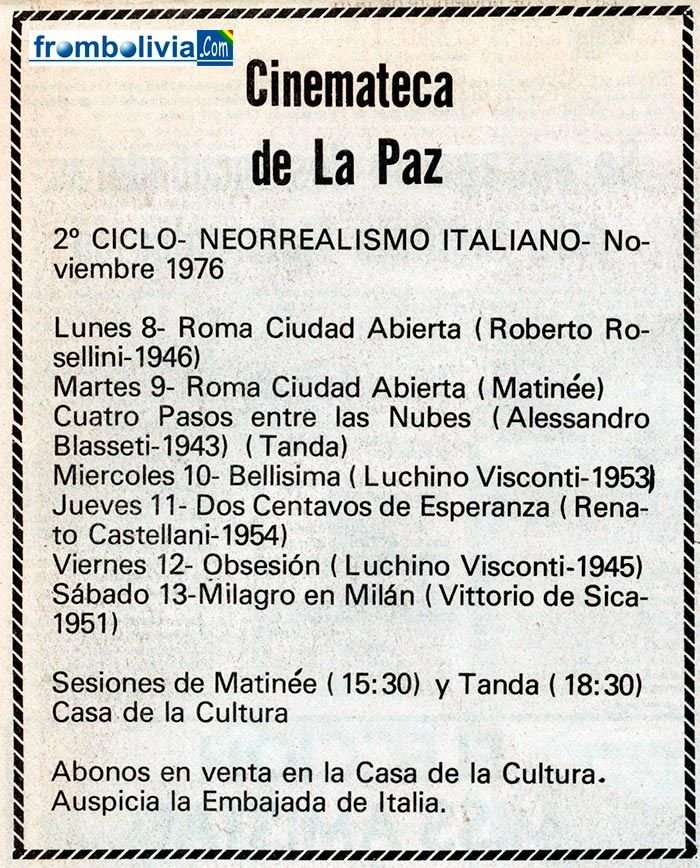 1976 Segundo Ciclo, aún en la Casa de la Cultura