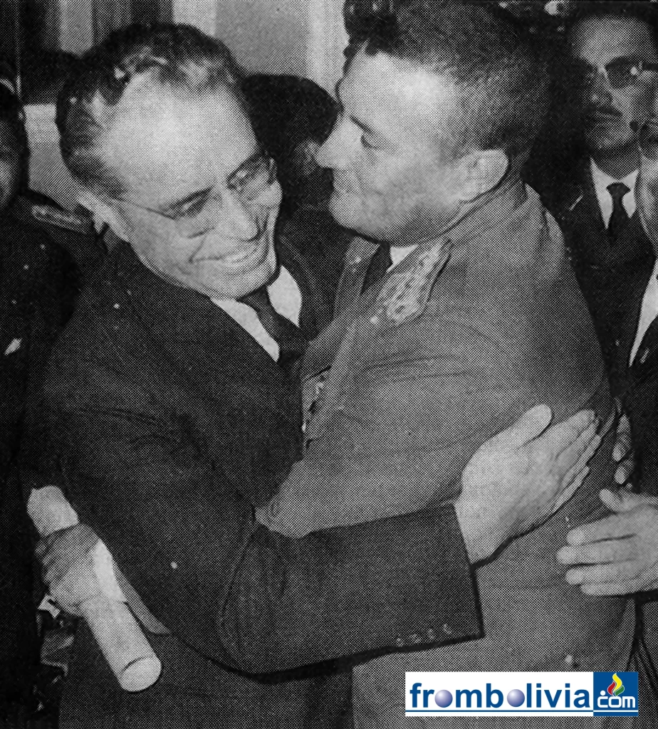 Estenssoro y Barrientos (El abrazo de Judas)