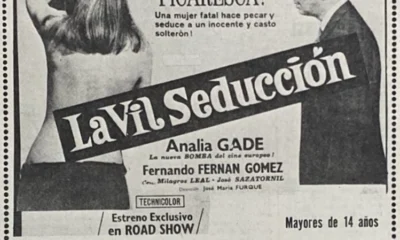 La vil seducción, estrenada en Bolivia en 1974